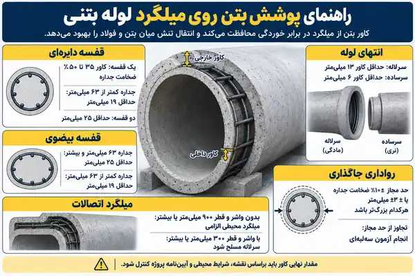 تفاوت انواع لوله بتنی از نظر ضخامت بدنه