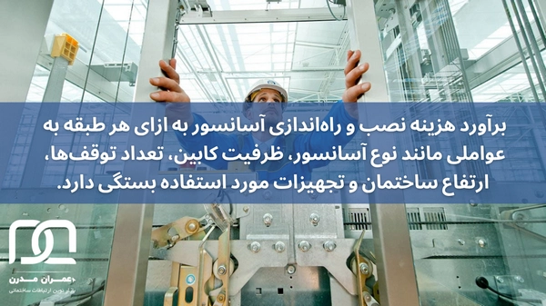برآورد هزینه نصب و راه اندازی آسانسور به ازای هر طبقه