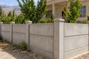 دیوارکشی بدون تعرض به ملک همسایه