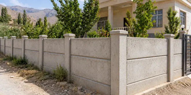 دیوارکشی بدون تعرض به ملک همسایه