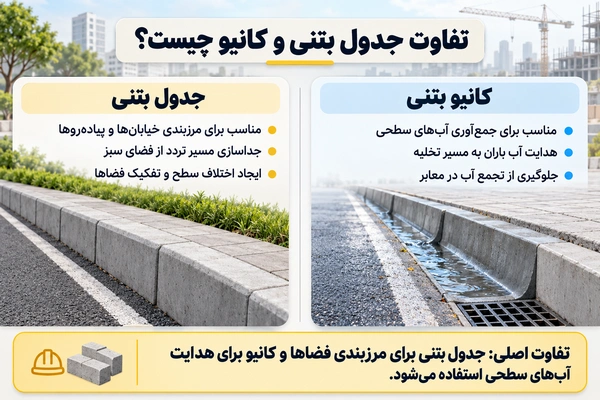 تفاوت جدول بتنی و کانیو